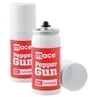 DUAL PACK OC REFILLS 5.1 OZMace Pepper Gun Refill Cartridges 2 OC Pepper Cartridges - 28 grams each | 022188804218